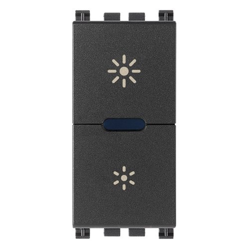 DIMMER ELECTRONICO TOUCH 40-400W / 3-200W SERIE ARKE REF. 19135.1.120 COLOR GRIS MARCA VIMAR