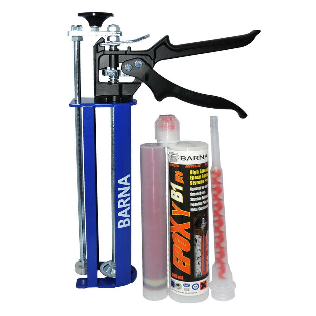 DISPENSADOR / PISTOLA EPOXY AR-500 400 ML O EPOXY B1PRO REF. 1030131 BARNA MARCA BARNA