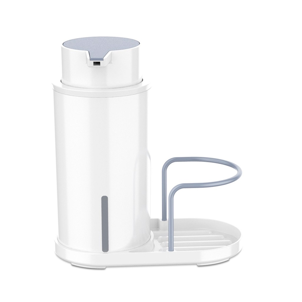 DISPENSADOR DE JABON DE MESA PLASTICO BLANCO REF. DIS.01.01 MARCA BARI