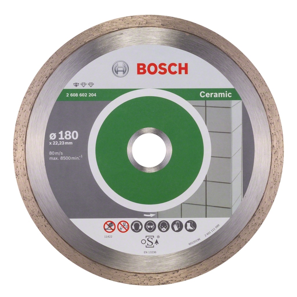DISCO DE DIAMANTE P/CERAMICA 7 X 7/8 X 2.2 MM CONTINUO 2608602204/ 875053 / 441322 MARCA BOSCH
