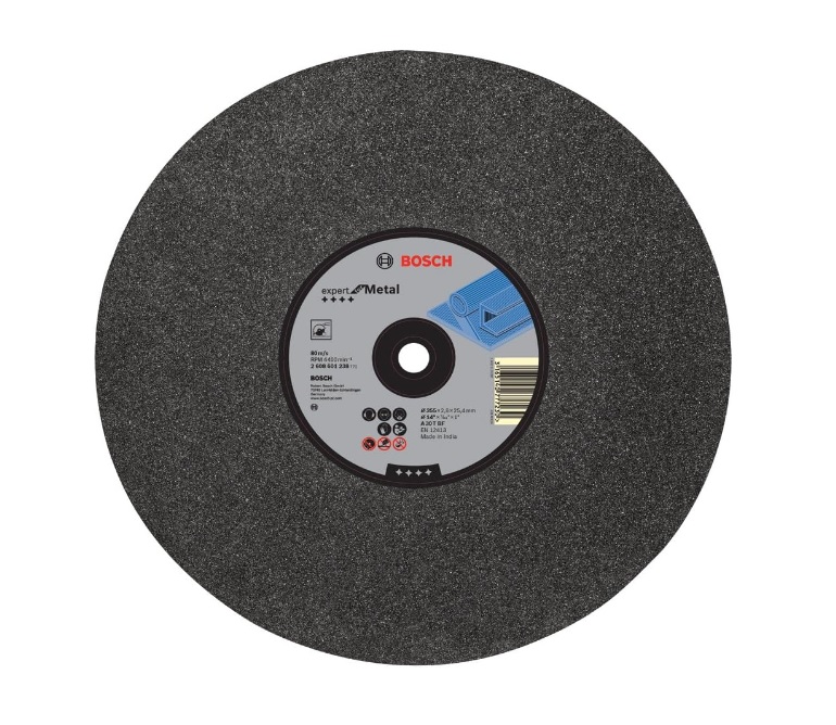 DISCO DE CORTE TRONZADORA P/ METAL DE 14" X 1/8" X 1" REF. 2608602759 / 601429/ 875835 MARCA BOSCH