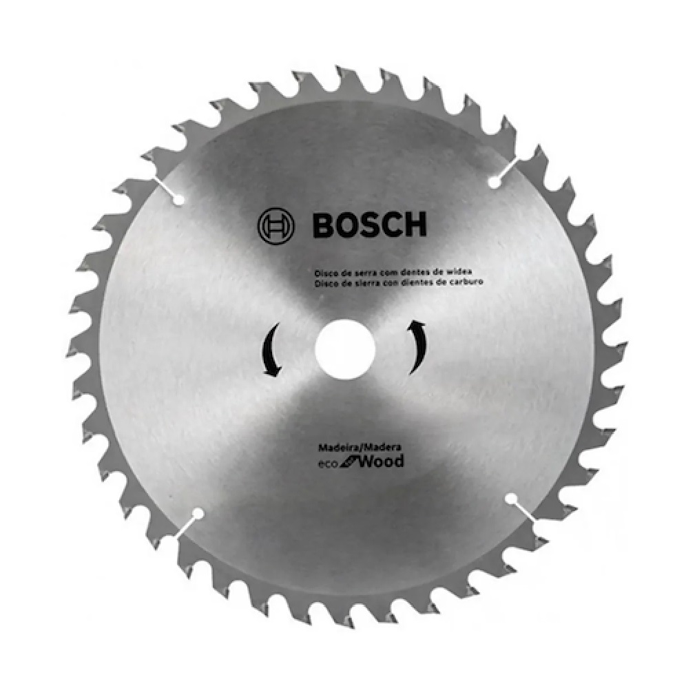 DISCO P/SIERRA CIRC. PARA MADERA 10" X 1" X 3MM ( 254 MM) 40 DIENTES ECO REF. 2608644335 / 880633 / 876302 MARCA BOSCH