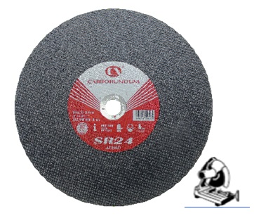 DISCO DE CORTE TRONZADORA P/ METAL DE 14" X 3/32" X 1" SR24 REF. 2528 MARCA CARBORUNDUM