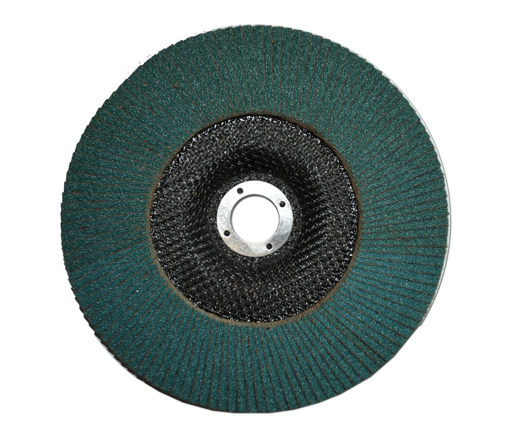 DISCO DE LIJA PARA DESBASTE ABRASIVO DE 180 MM x 22 MM DE 7" GRANO 60 REF. KZ5637P60 MARCA DEERFOS