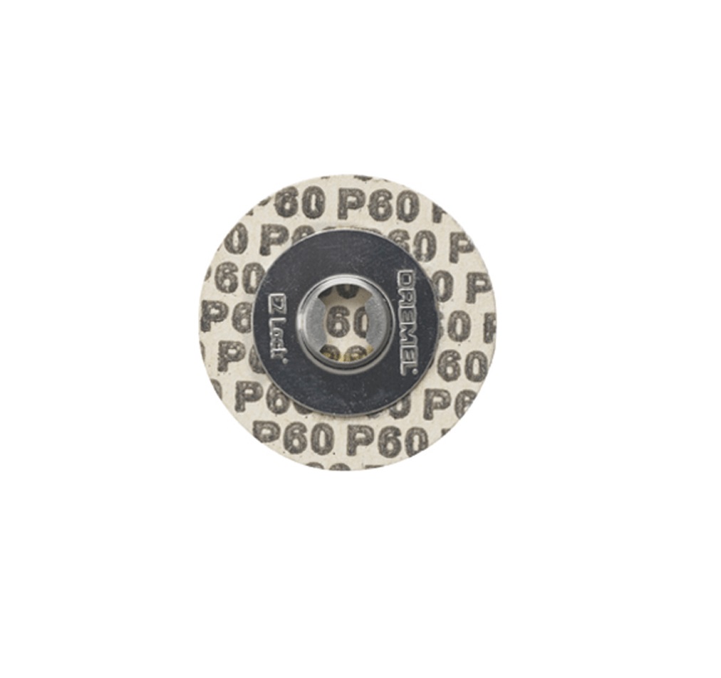 DISCO DE LIJA GRANO 60 1,1/4" PARA DREMEL EZ LOCK MOD. EZ411SA / 2615E411AD REF. 863269 MARCA DREMEL