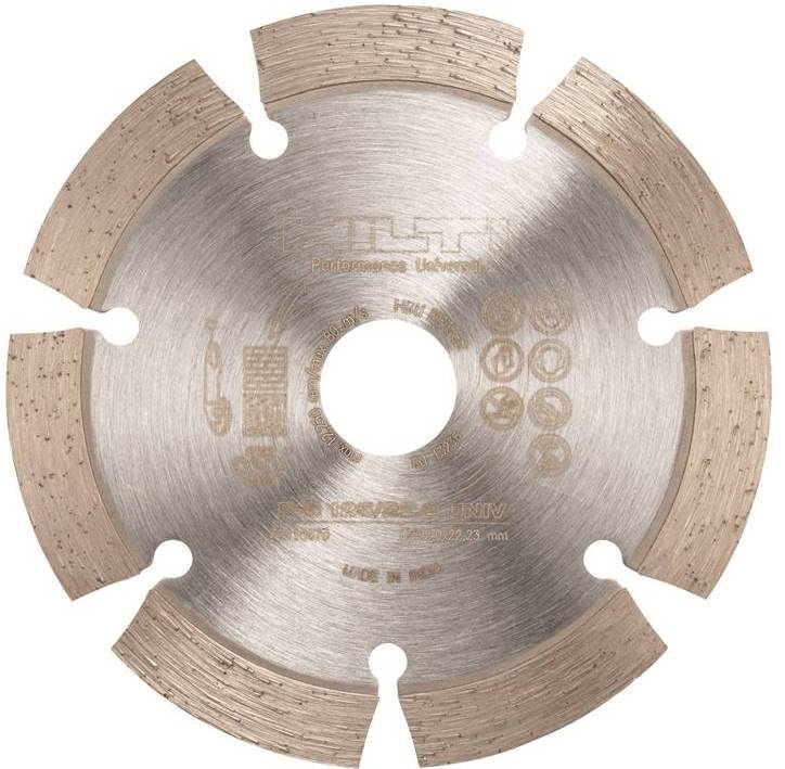 DISCO DE CORTE DIAMANTADO SEGMENTADO DE 7" P-S 180/22.2 REF. 2118704 / 2233574 MARCA HILTI