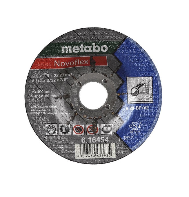 DISCO DE CORTE CONTINUO 4 1/2" X 3/32" X 7/8" REF. 44316454 COD. 433985 MARCA METABO