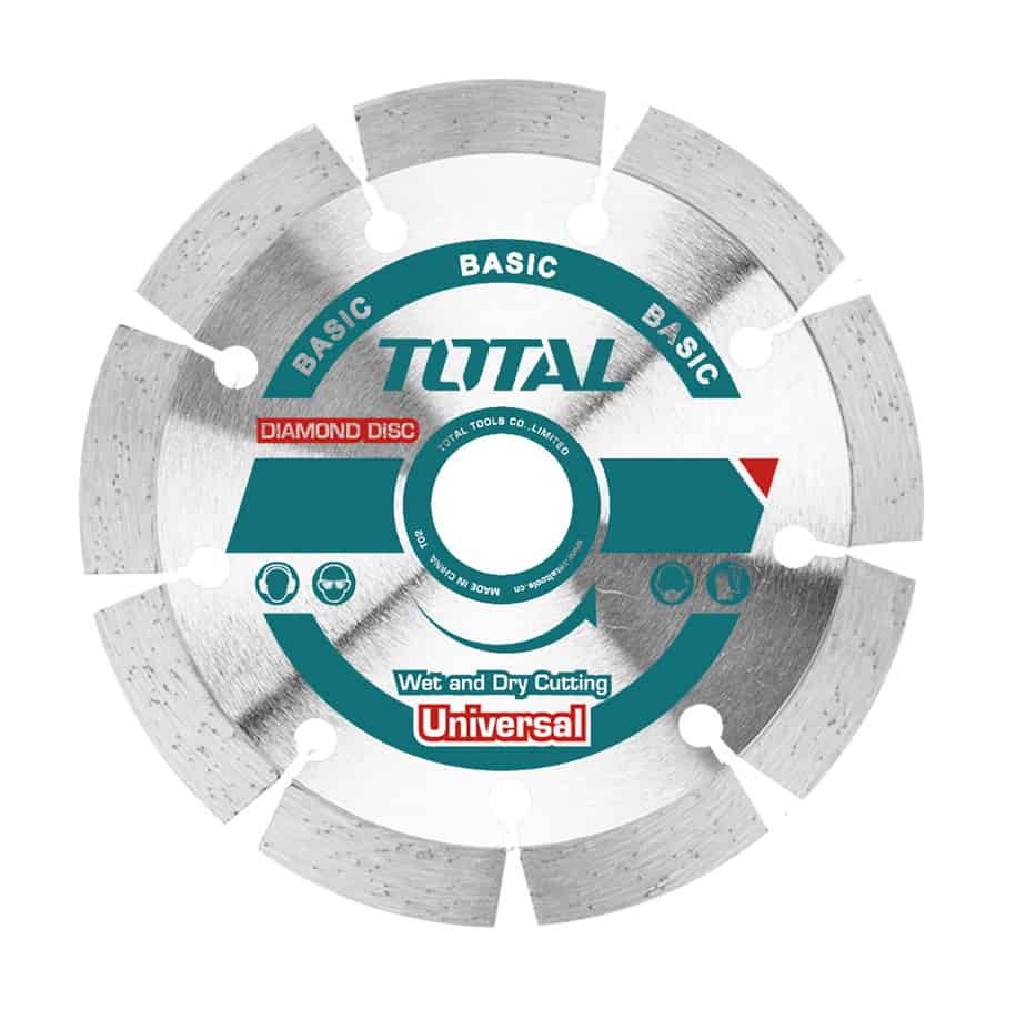 DISCO DE CORTE PUNTA DE DIAMANTE DIM 5" X 7/8" (125 MM X 22.2 MM )REF. TAC2111253 MARCA TOTAL TOOLS