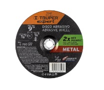DISCO DESBASTE METAL TIPO 27 9" X 1/4" X 7/8" MOD.ABT-223 REF. 11547 MARCA TRUPER