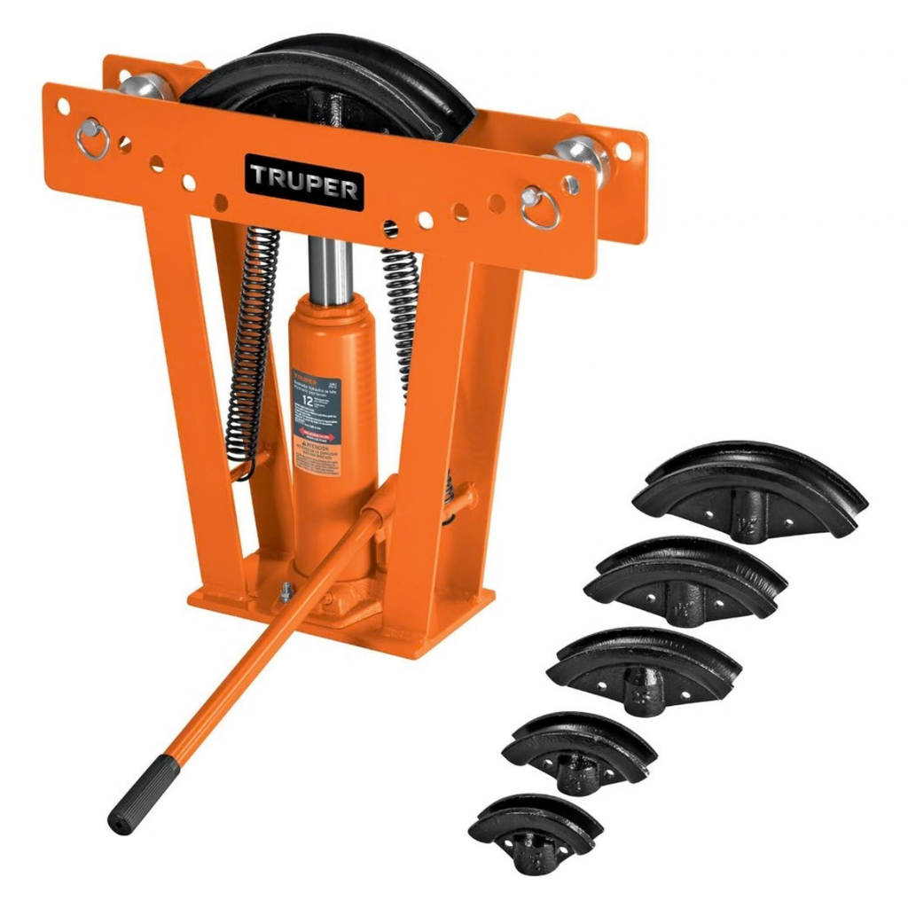 DOBLA TUBO HIDRAULICO 12 TON INCLUYE 6 DADOS Y PALANCA MOD. DT-12 REF. 12883 MARCA TRUPER