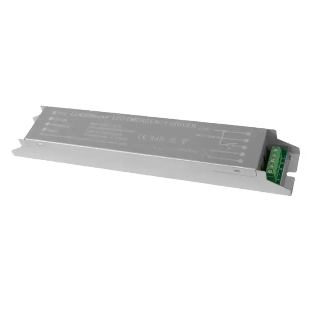 DRIVER EMERGENCIA 3W-20W PARA PANELES / T8 / BOMBILLOS LED 90 MIN USO REF. DE20 MARCA LUCERNA