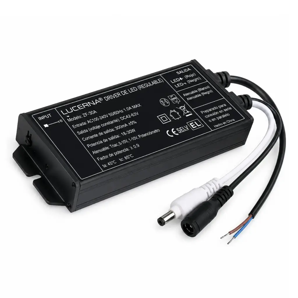 DRIVER EMERGENCIA 3W-70W PARA PANELES LED 180 MIN USO REF. DE70 MARCA LUCERNA