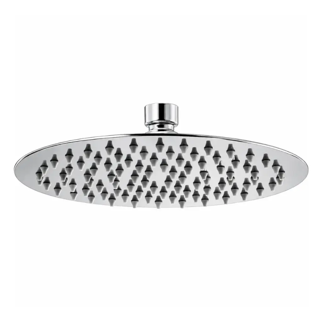 DUCHA / REGADERA ULTRAFINA DE ALTA PRESION REDONDO CEPILLADO 25 CM REF. DUC.04.05 MARCA BARI