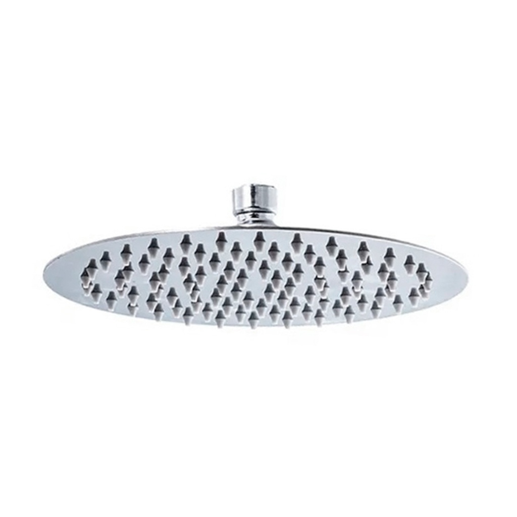 DUCHA / REGADERA ULTRAFINA DE ALTA PRESION REDONDO CEPILLADO 25 CM REF. DUC.04.05 MARCA BARI