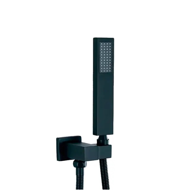 DUCHA TELEFONO RECTANGULAR METALICA BLACK REF. GRI-0368 / 010663 MARCA BELT-G