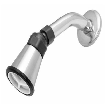 DUCHA / REGADERA METALICA DE PRESION CON TUBO Y ROSETA REF. BMS-1003 MARCA BLUE DREAMS