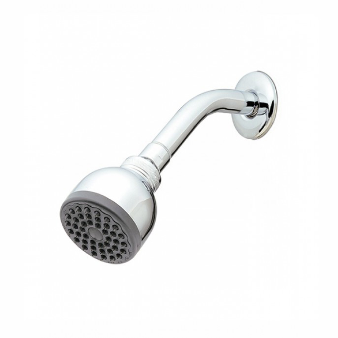 DUCHA / REGADERA ANTICALCAREA CON TUBO Y ROSETA CROMADA REF. BM-901 MARCA BM