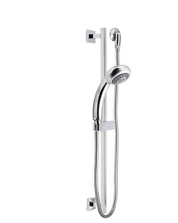 BARRA DE DUCHA PARA PARED ALTURA REGULABLE SERIE QUADRA CROMO REF. 35ACC313C MARCA FP