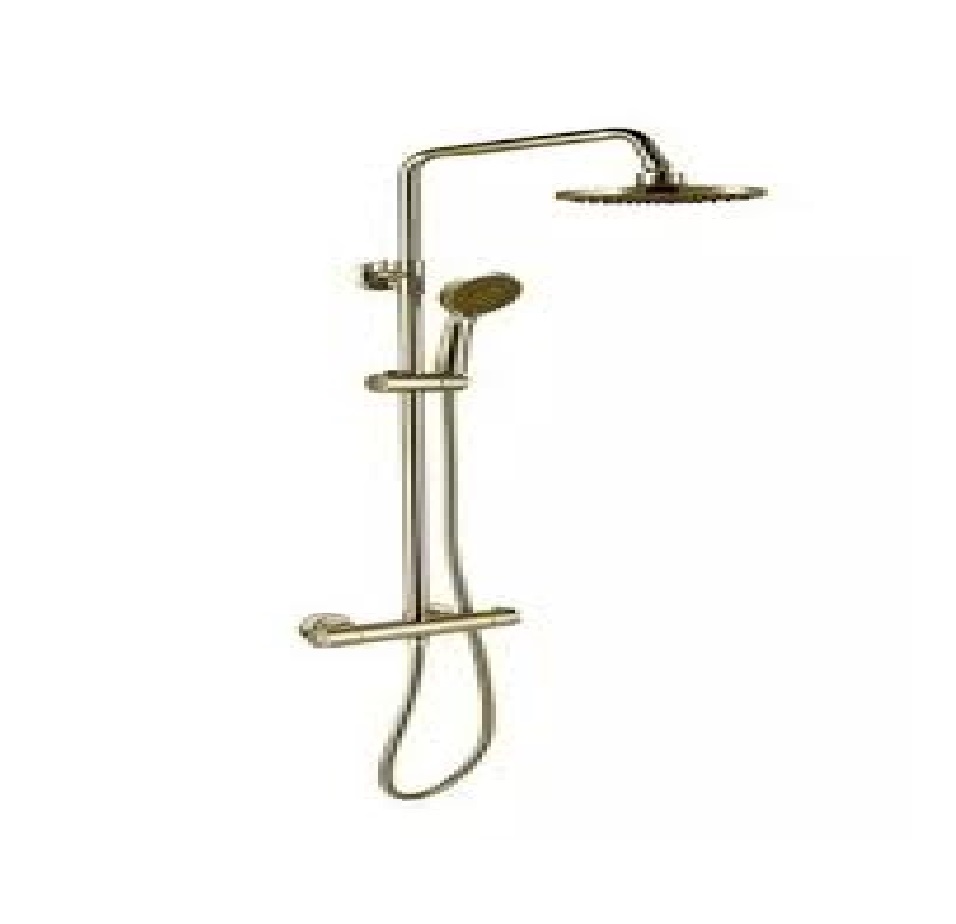 BARRA DE DUCHA TERMOSTATICA 1,29 MTS SERIE SENSO GRI D´OR / DORADO INOX REF. NVGRI9824 MARCA NOVA