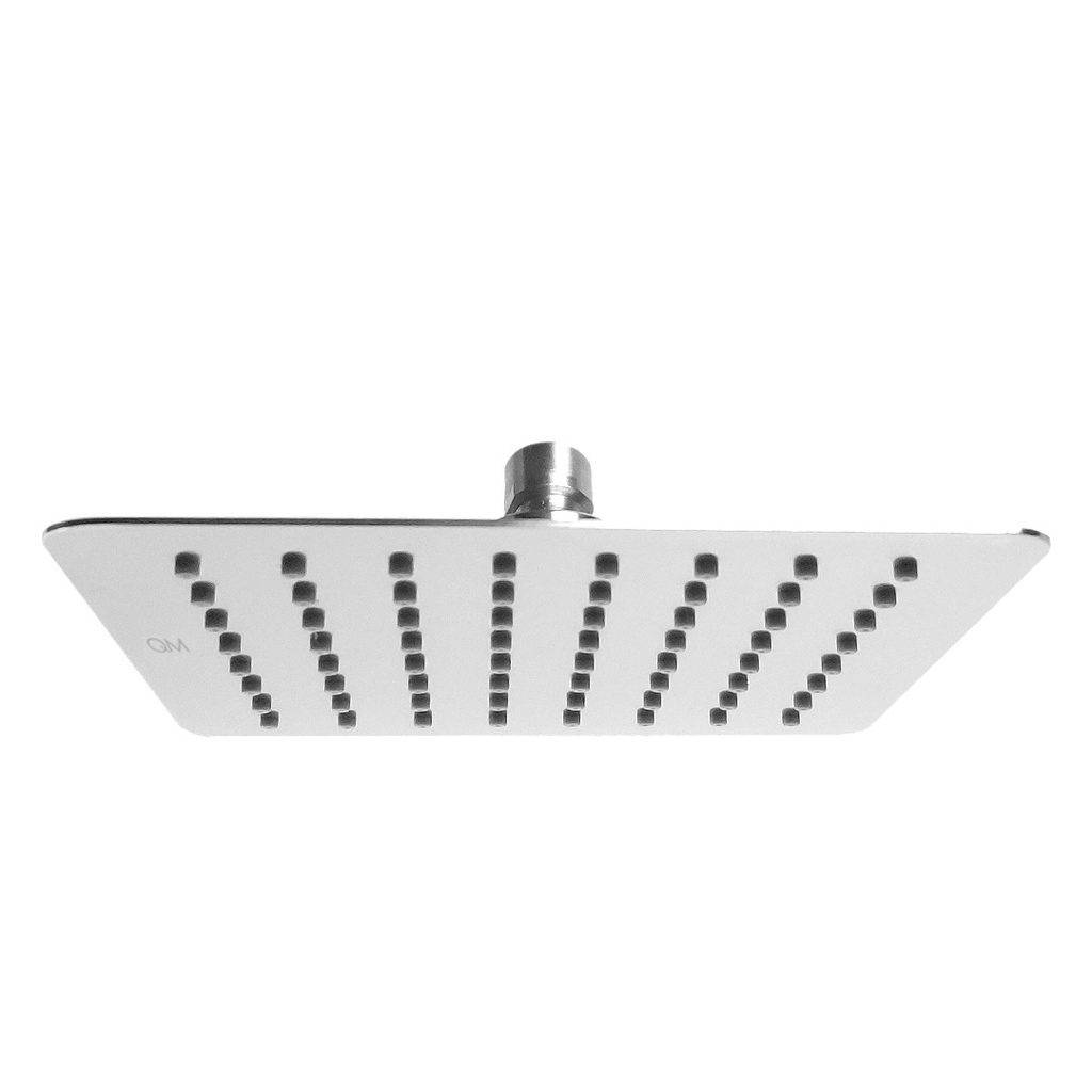 DUCHA / REGADERA DE PARED CUADRADO SERIE KAI 20 X 20 COLOR SATIN MARCA QUALITY METAL