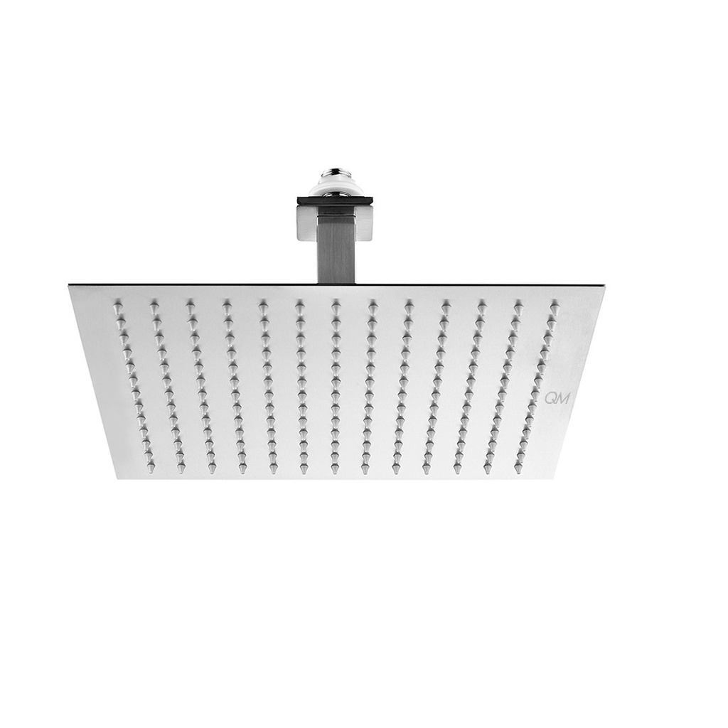 DUCHA / REGADERA DE TECHO CUADRADO SERIE KAI 30 X 30 CM COLOR SATIN MARCA QUALITY METAL