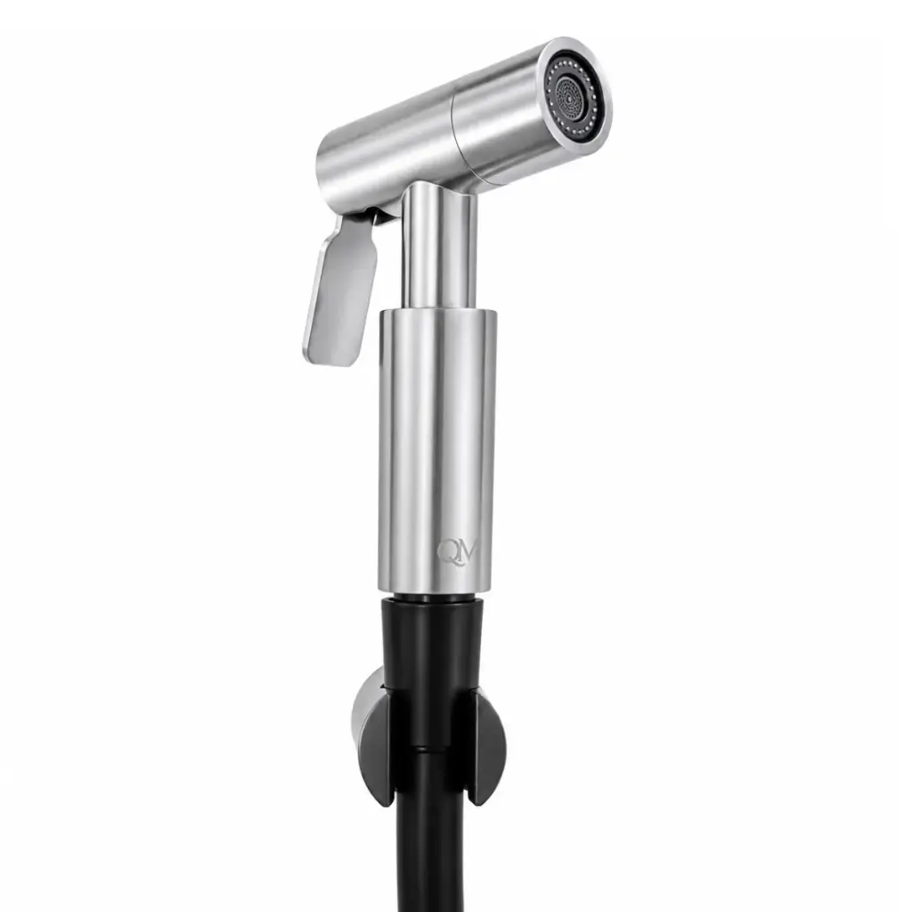 DUCHA TELEFONO DE MANO QM+ SERIE SUPREME SATIN REF. 14.700.6001.S MARCA QUALITY METAL