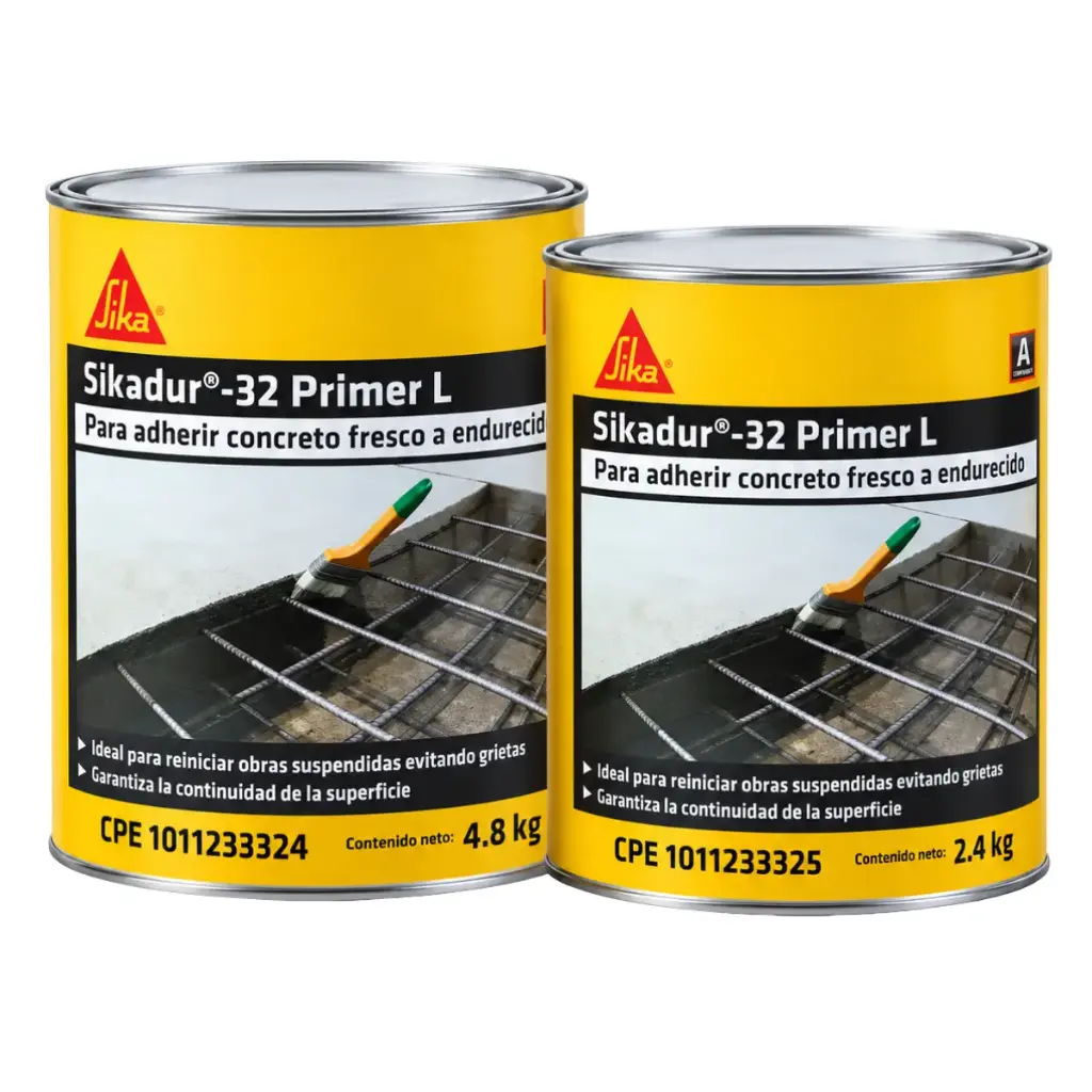 SIKADUR 32 PRIMER JGO 1 GL PARTE A 4.8 KG + B 2.4KG = 7.20 KG UNIR CONCRETO NUEVO + VIEJO MARCA SIKA