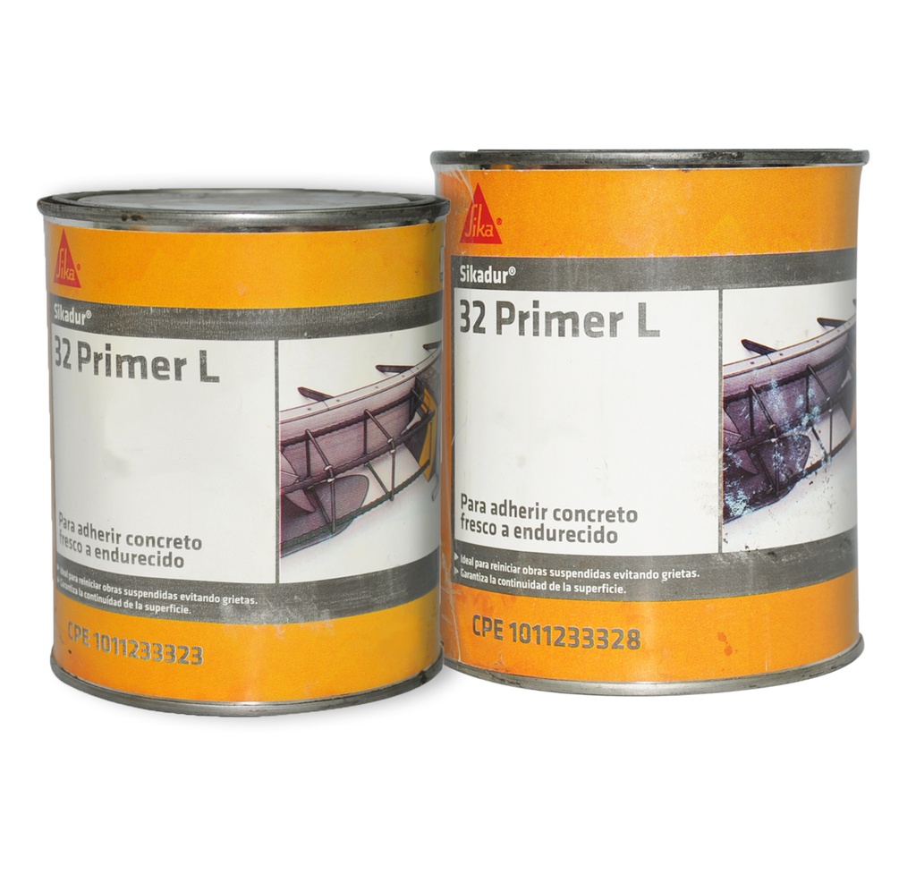 SIKADUR 32 PRIMER JGO 1 GL PARTE A 4.8 KG + B 2.4KG = 7.20 KG UNIR CONCRETO NUEVO + VIEJO MARCA SIKA