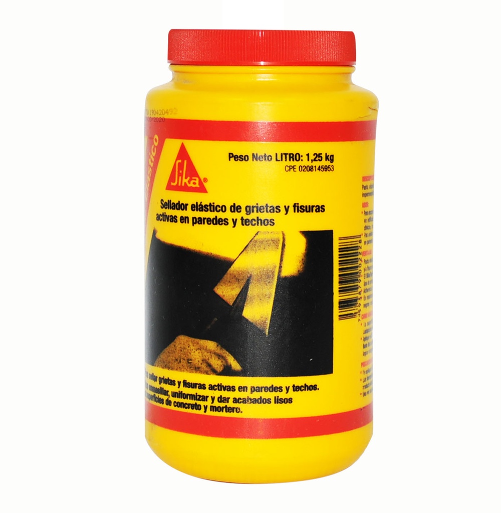 SIKA TOP ELASTICO SELLADOR SUPERFICIES DE CONCRETO FISURADAS 1 LITRO 1.25 KGS REF. 217522 MARCA SIKA