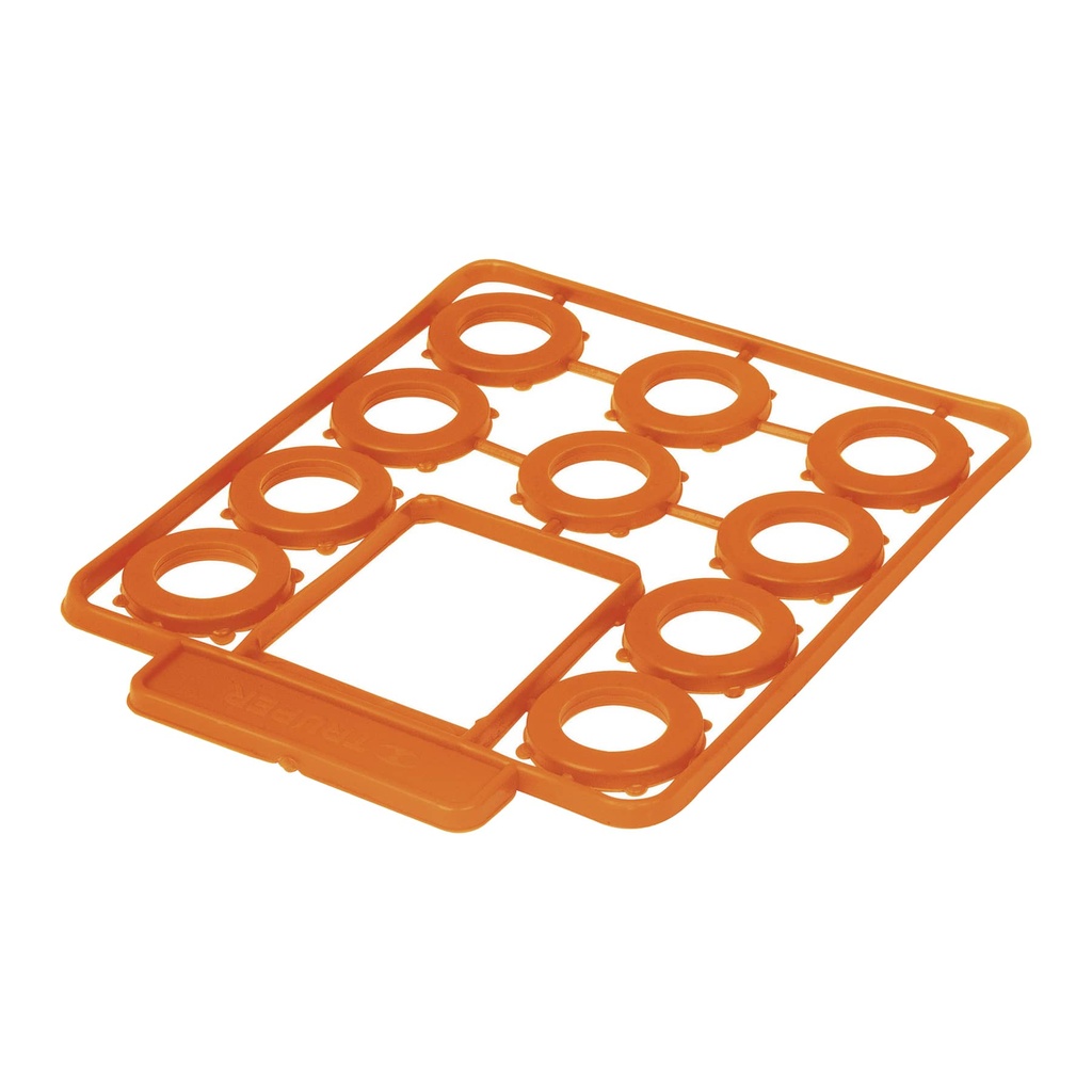 EMPACADURA PARA MANGUERA DE 3/4" NARANJA ( 10 PIEZAS) MOD. EMP-MA10 REF. 10381 MARCA TRUPER