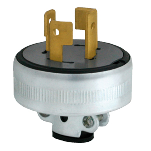 ENCHUFE INDUSTRIAL 4 POLOS MEDIA VUELTA ACERO INOX 20 AMP 125 - 250 V REF. KOB-099 MARCA KOBY