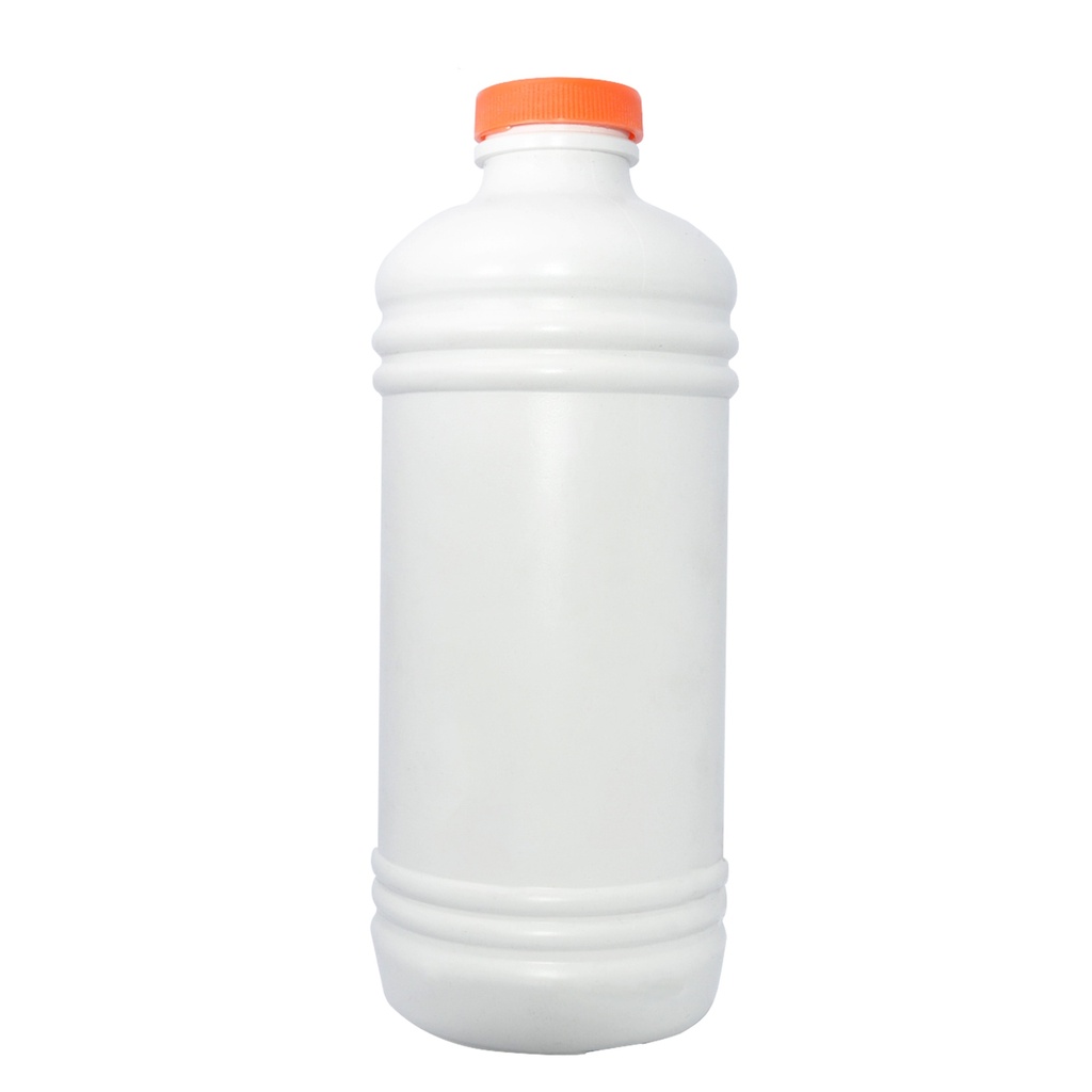 ENVASE / POTE MULTIPROPOSITO DE 1 LTS BLANCO DE PVC CON TAPA DE ROSCA REF. POT1 MARCA CHEMICAL