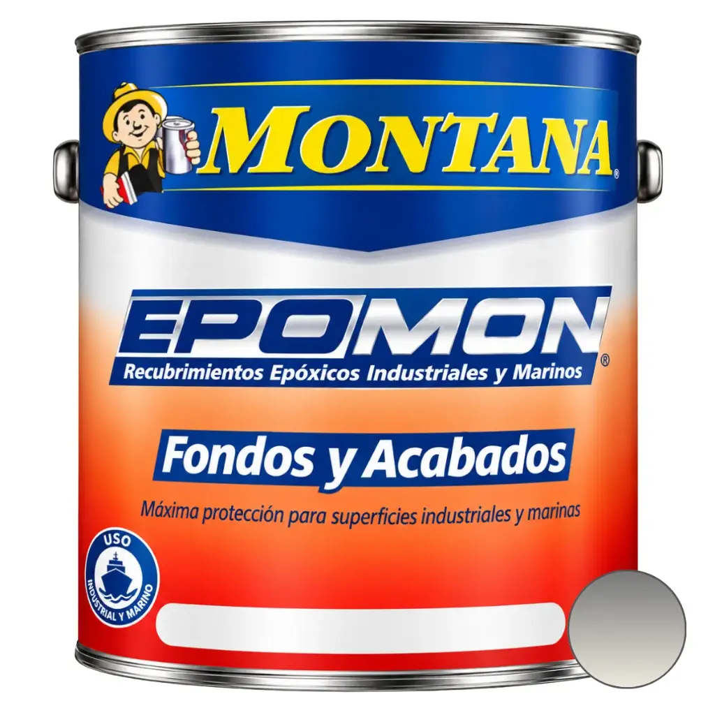 EPOXICO EPOMON INDUSTRIAL POLIAMIDA CROMO + CATALIZADOR 1/4 REF. FA3-79424001 MARCA MONTANA