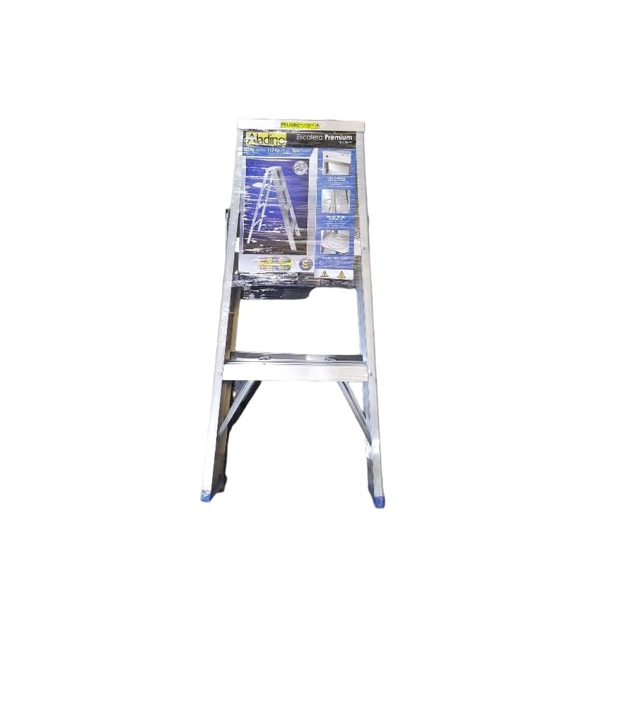 ESCALERA TIPO TIJERA ALUMINIO PREMIUN 3 TRAMOS 90 CM X 40 CM CAP. 200 KG REF. C003 MARCA ALADINO