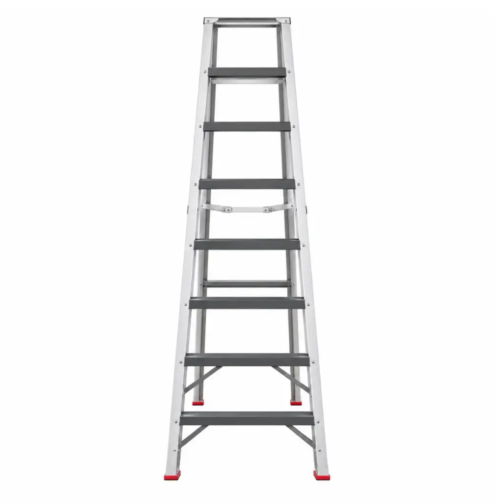 ESCALERA TIPO TIJERA ALUMINIO PREMIUM 11 TRAMOS 330 CM X 30 CM CAP. 200 KG REF. C011 MARCA ALADINO