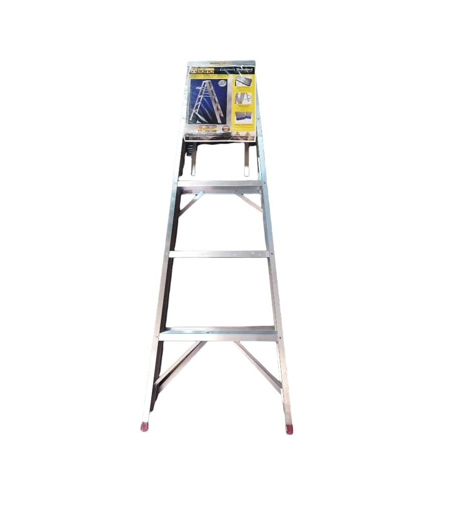 ESCALERA TIPO TIJERA ALUMINIO STANDARD 5 TRAMOS 152 CM X 30 CM REF. CV05 MARCA ALADINO