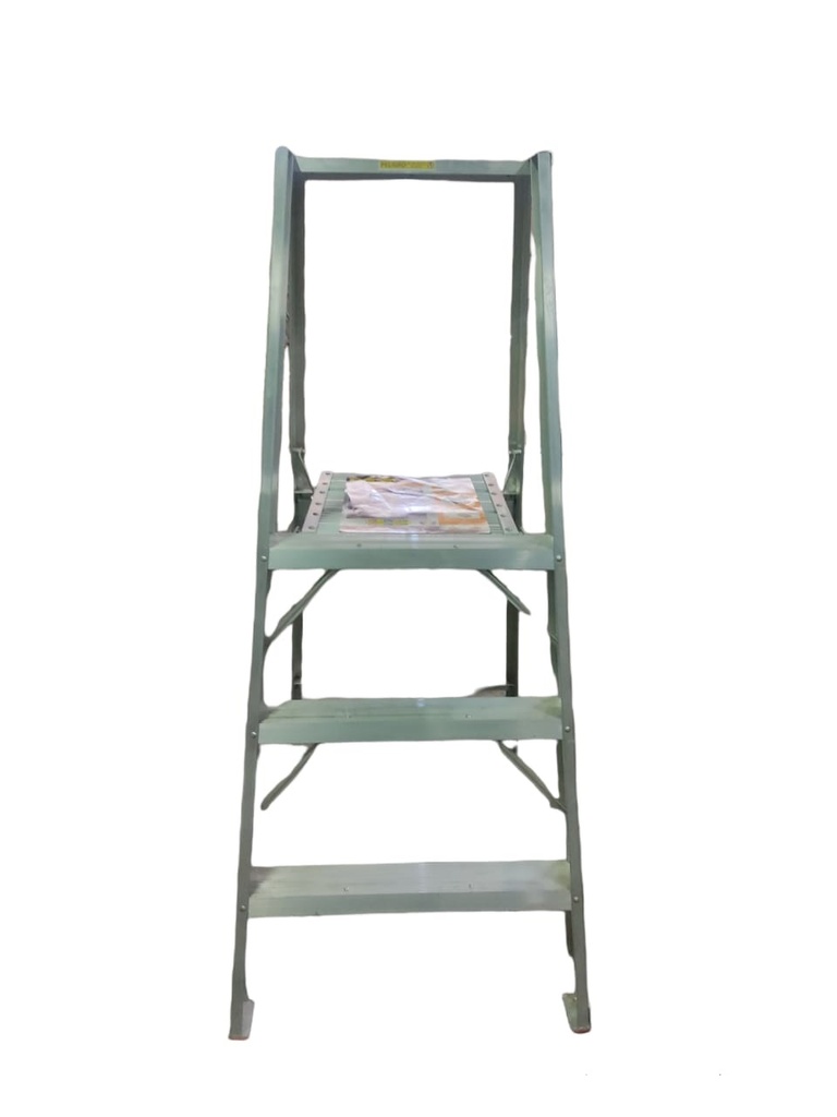 ESCALERA TIPO TIJERA ALUMINIO DE PLATAFORMA DOMESTICA 4 TRAMOS REF. E165 MARCA ALADINO