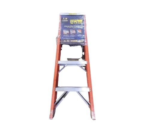 ESCALERA FIBRA DE VIDRIO INDUSTRIAL TIJERA 3 TRAMOS 90 X 42 CM CAP. 250 KG REF. F003 MARCA ALADINO