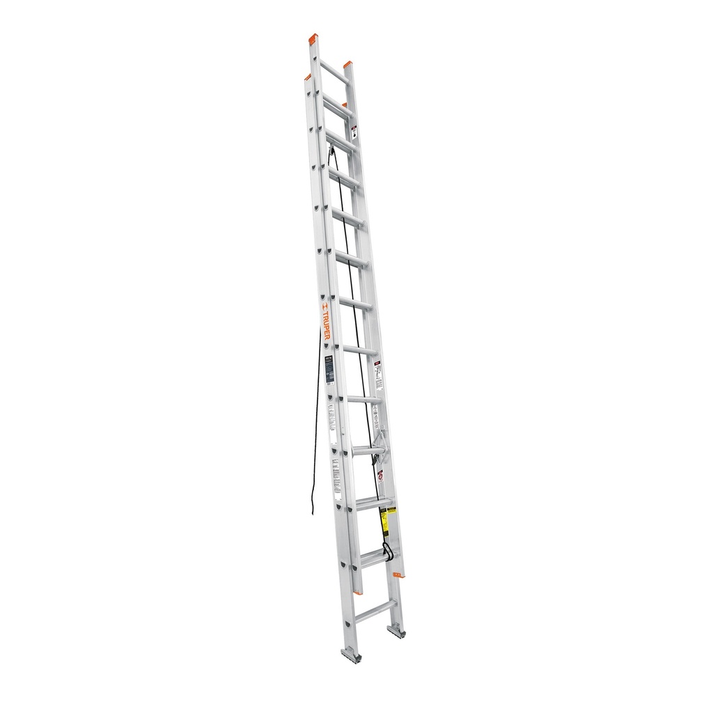 ESCALERA DE ALUMINIO EXTENSIBLE ( TELECOSPICA ) DE 20 TRAMOS REF. 16027 MARCA TRUPER