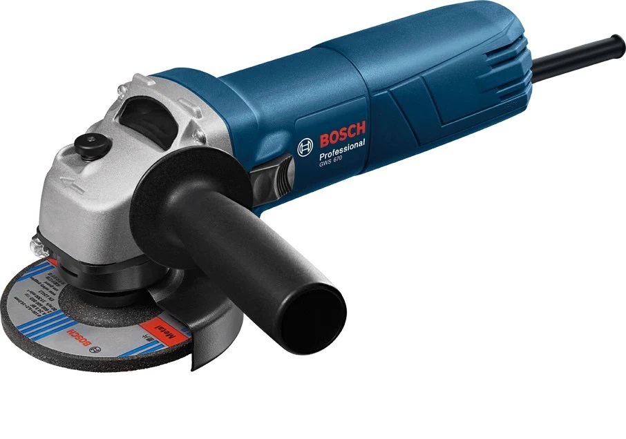 ESMERIL ANGULAR 4 1/2 " 670 W 12.000 RPM 5/8" SIN MALETIN REF. GWS670 / 889803 MARCA BOSCH