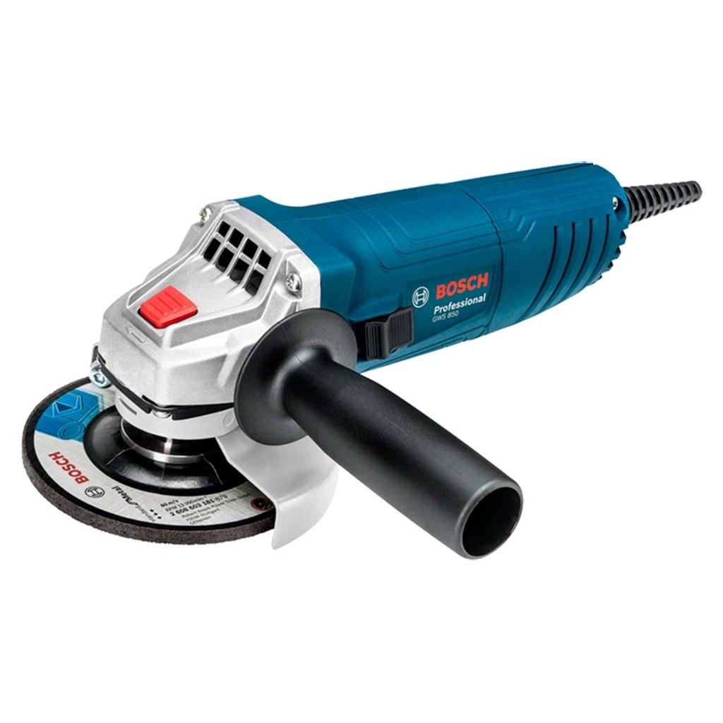 ESMERIL ANGULAR 4 1/2 " 850 W 12.000 RPM CON MALETIN REF. GWS-850M / 865863 MARCA BOSCH