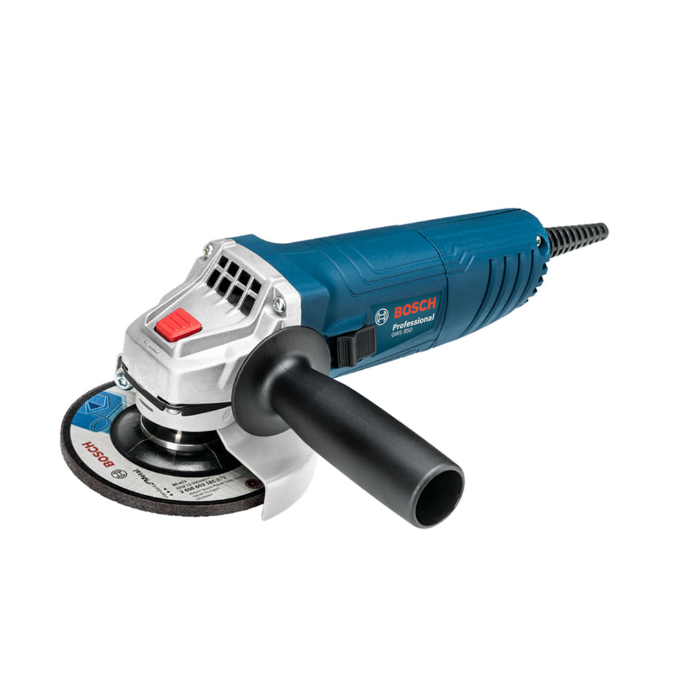 ESMERIL ANGULAR 4 1/2 " 850 W 12.000 RPM SIN MALETIN REF. GWS-850 / 943567 / 865850 MARCA BOSCH