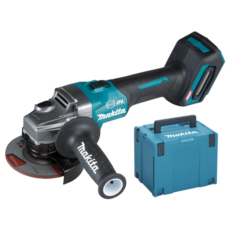 ESMERILADORA ANGULAR INALAMBRICO 4 1/2" 40V C/CARG.+BAT. LINEA XGT REF. GA004GZ / GA004GZX05 MAKITA