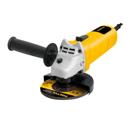 ESMERILADORA ANGULAR 4 1/2" 400 W / 11.000 RPM 4. A 127V / 60 HZ REF. 21355 MARCA PRETUL