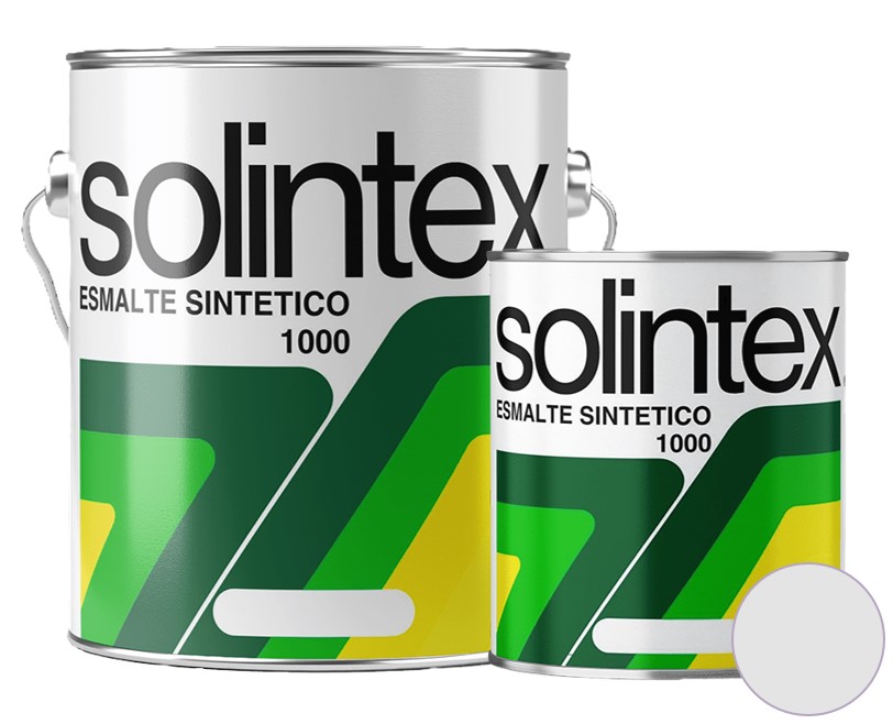 ESMALTE SINTETICO SECADO RAPIDO 1 GL COLOR BLANCO REF. 1005 MARCA SOLINTEX