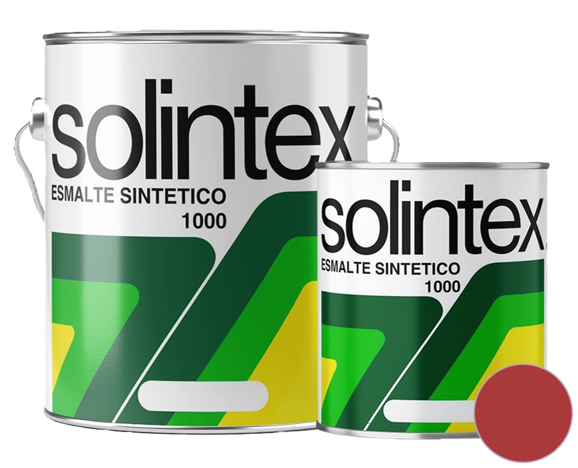 ESMALTE SINTETICO SECADO RAPIDO 1 GL COLOR ROJO REF. 1010 MARCA SOLINTEX