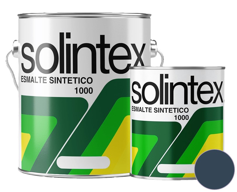 ESMALTE SINTETICO SECADO RAPIDO 1 GL COLOR AZUL INTENSO REF. 1041 MARCA SOLINTEX