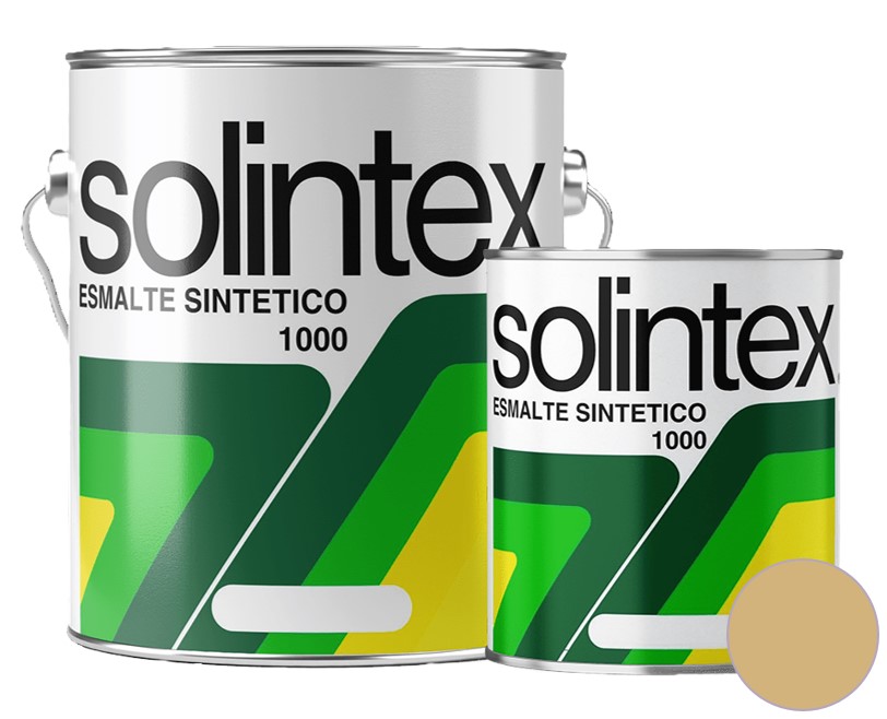 ESMALTE SINTETICO SECADO RAPIDO 1 GL COLOR CREMA REF. 1050 MARCA SOLINTEX