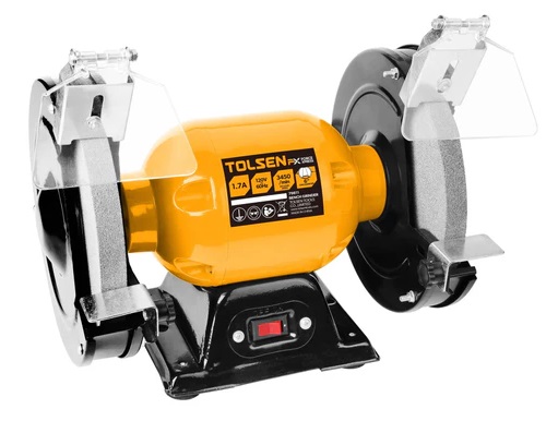 ESMERIL DE BANCO DE 6" - 1.7A - 150 W - 60 HZ - 120 V - EJE 1/2" - 3450 RPM REF. 79811 MARCA TOLSEN