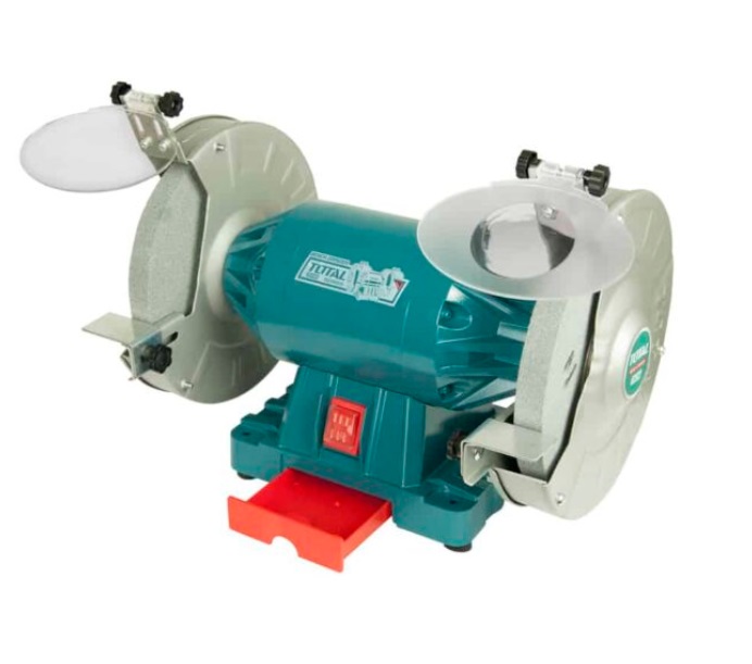 ESMERIL DE BANCO 8" - 370W - 1/2 HP / 110 - 120 V 3450 RPM 60HZ REF. UTBG35020 MARCA TOTAL TOOLS